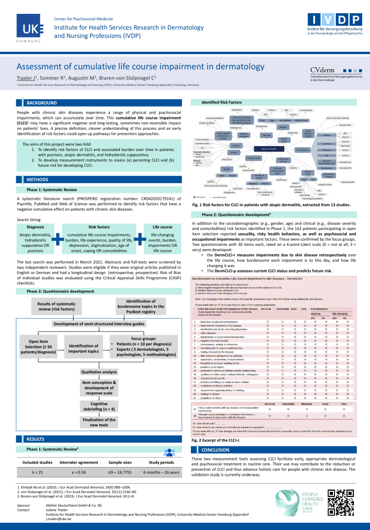 esdap pp16 assessment of cumulative life course impairment in dermatology jtraxler